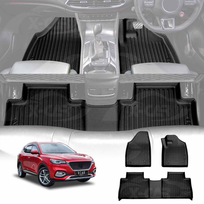 3d Floor Mats For Mg Hs 2018-2024 Heavy Duty All Weather Car Mats Carpet Liner Set Car Accessories
