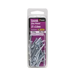 Paslode 37 x 3.0mm Zinc Plated Concrete Nails - 35 Pack