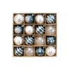 Catzon 16 Pcs Christmas Balls 6CM Painted Ornaments for Xmas Tree Garland Decor-Blue White