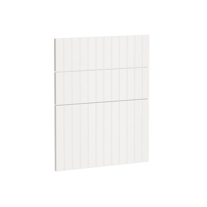 Kaboodle 600mm Vanilla Essence V-Groove 3 Drawer Panels