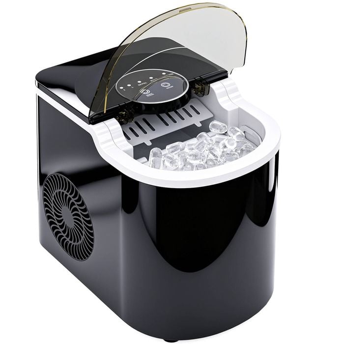 Advwin Countertop Ice Maker Machine, Portable Bullet Ice Maker with Self Cleaning