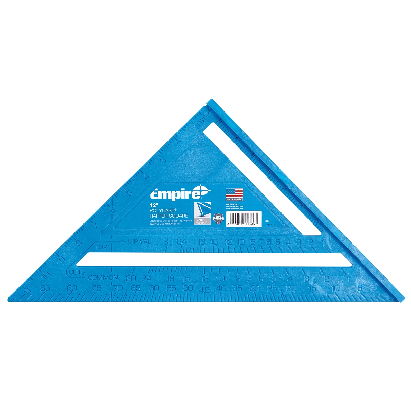 Empire 12" PolyCast Rafter Square product image