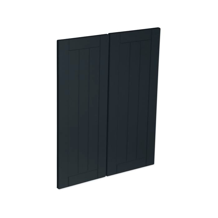 Kaboodle  Poppy Seed Country Corner Wall Cabinet Doors - 2 Pack