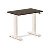 Desky Dual Mini Bamboo Sit Stand Desk Wheat Frame 80cm - Dark Bamboo