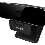 Yealink UVC20 Personal Webcam, 1080p/30FPS, USB Camera for Desktop PC, Built-in Lens Cap, Omni Directional Mic, Zoom, Teams