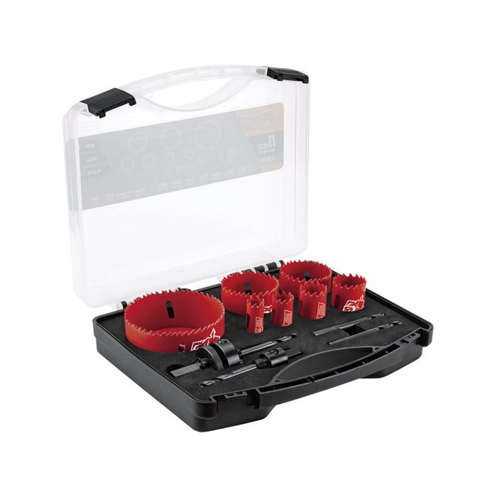 Full Boar 11 Piece Bi-Metal Holesaw Set FBBMHS-GK11