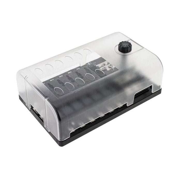 Hulk Weather-Proof Blade Vehicle Fuse/Distribution Box w/ Cover 12-Way