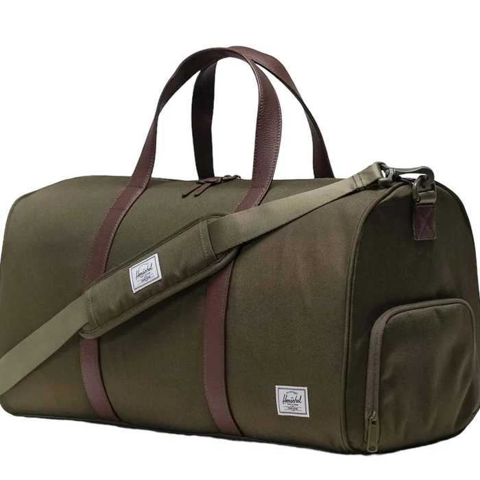 Herschel 43L Novel Duffle Duffel  w/ Adjustable Strap in Ivy Green
