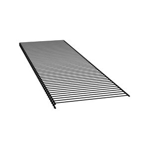 Flexi Storage Home Solutions 1225 x 23 x 335mm Black Double Slot Front Wire Shelf 'A'