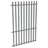ProtectorAl 0350-1200W x 1800H Monument Aluminium Batten Pool Fence Panel with Mid Rail