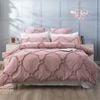 Renee Taylor Moroccan Cotton Chenille Blush Quilt Cover Set