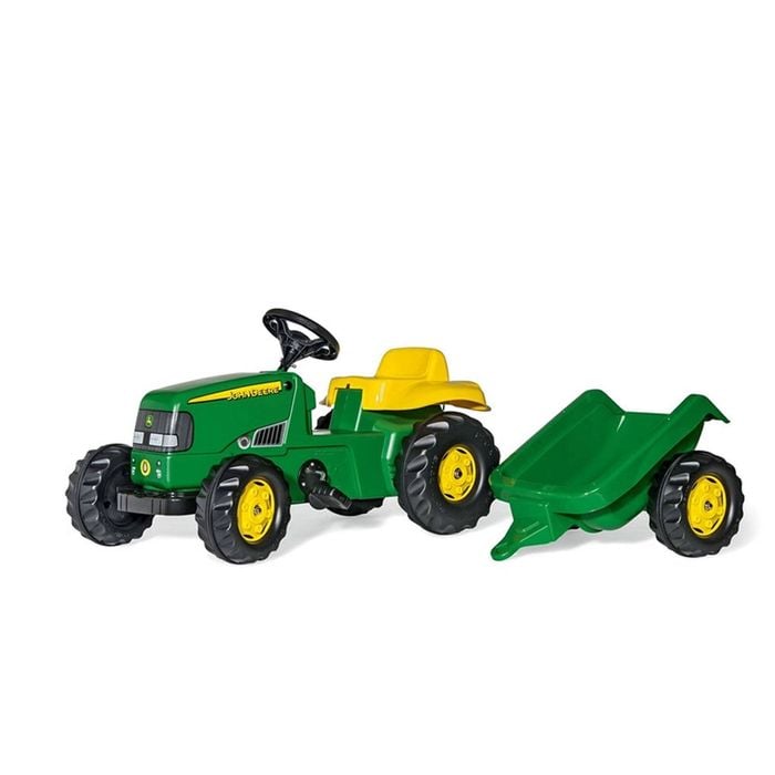 John Deere Rolly Kid Tractor With Trailer