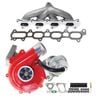 Gen1 High Flow Turbo Charger With Genuine Exhaust Manifold, Gasket & Stud Kit For Mitsubishi Triton Mn 4d56 2.5l Vt10