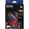 Epson GENUINE Epson 702 4 colours Ink Cartridge Value Pack WF-3720 WF-3725 T344692