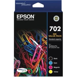 Epson GENUINE Epson 702 4 colours Ink Cartridge Value Pack WF-3720 WF-3725 T344692