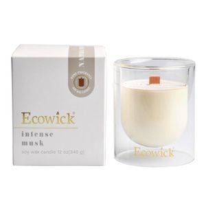 Candle SOY Jar Lantern Bottle 300g Intense Musk