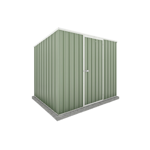 Absco Sheds 2.26 x 1.52 x 1.8m Pale Eucalypt Single Door Reverse Skillion Garden Shed