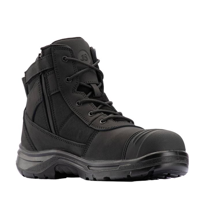 Bata Industrials Men's Black Comet Zip Side Safety Boot UK Size 7