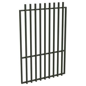 ProtectorAl 800 - 1200 x 1800mm Woodland Grey Aluminium Batten Pool Gate