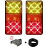Roxom LED Boat Trailer Light Kit 80 x 150 Flat Plug