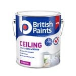 British Paints 4L Ultra White Interior Ceiling Paint