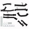 Ignite Exhausts Toyota Landcruiser 200 Series 4.5L V8 Twin 3" To Single 3.5" Turbo Back No Cats With Mid Pipe & Rear Muffler