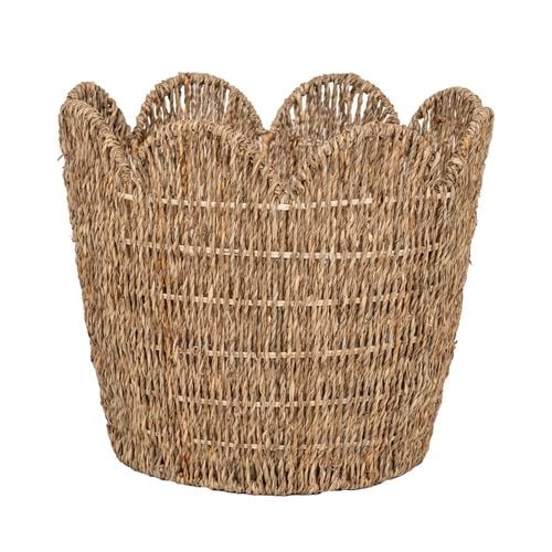 Astin Sinclair 380 x 320mm Natural Large Scallop Planter Bunnings