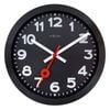 NeXtime 35cm Station All Wall Clock Analogue Hanging Home Decor Round Black