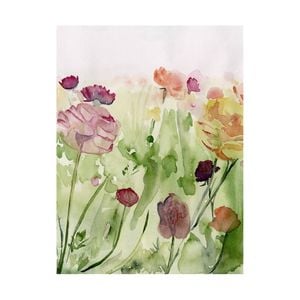 Artey | Among the Watercolor Wildflowers II - Stretched Canvas - Stretched Canvas - 90 x 120cm