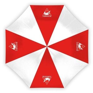 AFL Compact Umbrella - Sydney Swans - Rain - Glovebox - 60cm Length W17cm