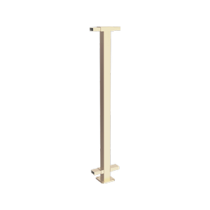 ProtectorAl 1010 mm H Primrose Aluminium Flanged Middle Balustrade Post