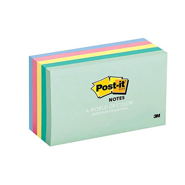 Post-it Notes 73x123mm Assorted (5pk) (Marseille)