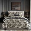 Renee Taylor Regalia Collection Arabella Quilt Cover Set Gold & Black King