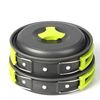 Lifebay 6-Piece Portable Camping Cookware Set Green