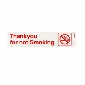 Sandleford Thankyou For Not Smoking Self Adhesive Sign