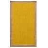 Handwoven Border Jute Rug-1147-Natural/Gold-80X150cm
