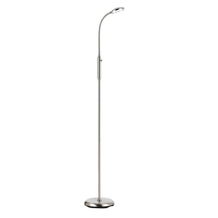 Telbix Tyler Modern Standing Floor Lamp Light Metal Nickel