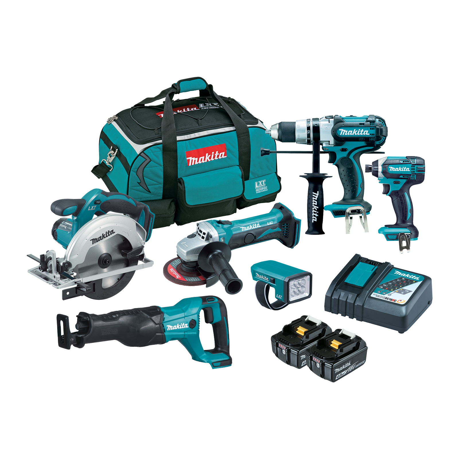 Makita LXT 18V 6 Piece Cordless Combo Kit