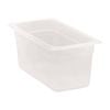 Cambro Gastronorm Food Pan Translucent Polypropylene Gn 1/3 150mm Deep 5.3l
