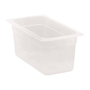 Cambro Gastronorm Food Pan Translucent Polypropylene Gn 1/3 150mm Deep 5.3l