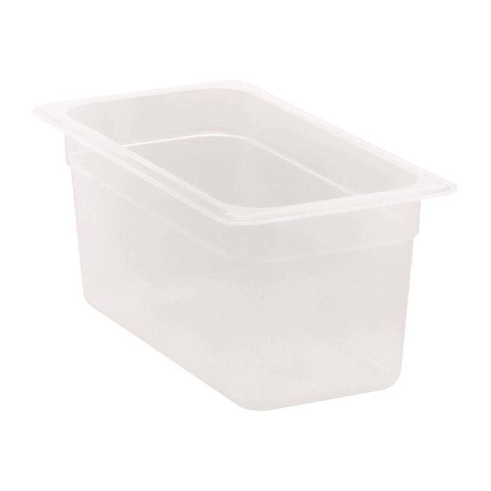 Cambro Gastronorm Food Pan Translucent Polypropylene Gn 1/3 150mm Deep 5.3l