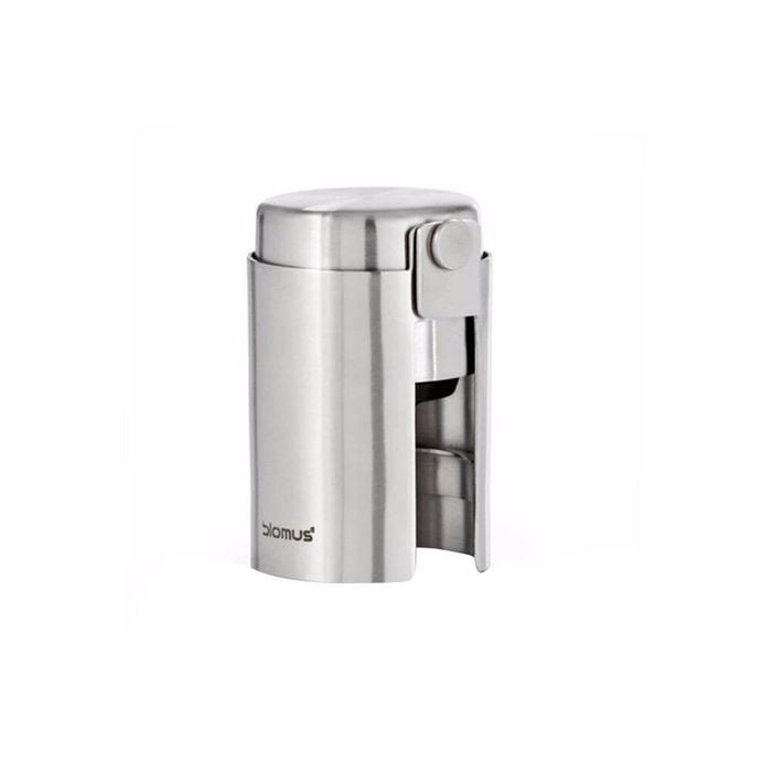 Blomus Cino Stainless Steel Champagne Bottle Stopper Leak-Proof 7x8.3cm Silver