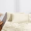Dreamaker Superfine Washed Microfibre King Pillowcase Twin Pack Natural