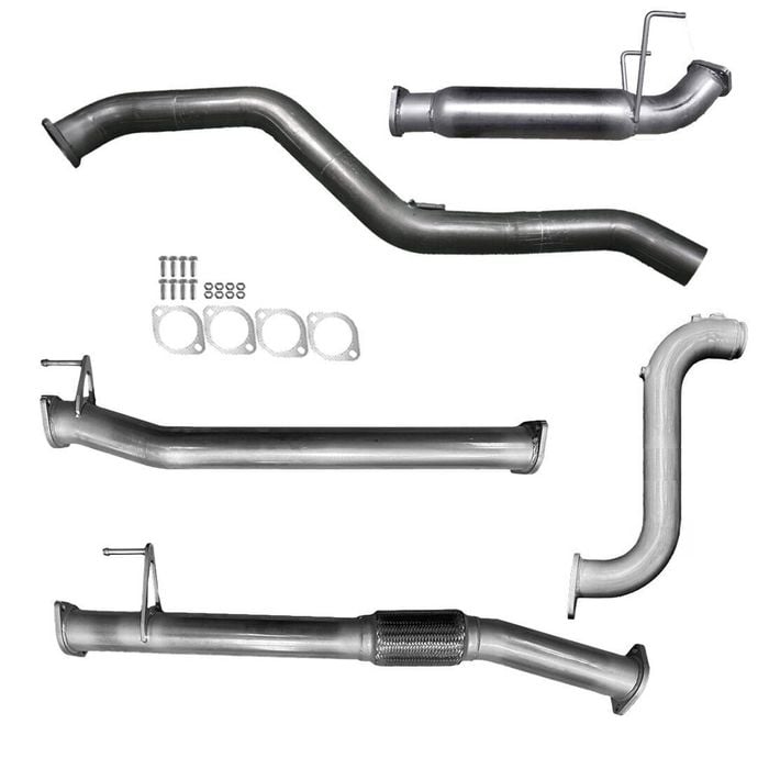 Ignite Exhausts Turbo Back For Mazda Bt50 B30b 3" No Cat & Hotdog Raw Aluminised Steel