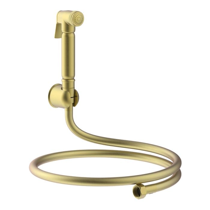 evekare 1.2m Brushed Brass PVC Bidet Spray with Holder