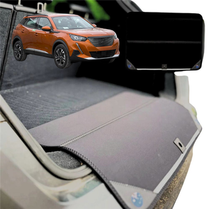 Rear Cargo Boot Bumper Protector for Peugeot 2008 SUV 2012 - 2019 (A94) - XL (98 x 55) - Black