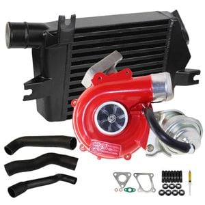 GEN1 High Flow Turbo Charger With 60mm Intercooler & Hoses For Mitsubishi Challenger 4D56 2.5L VT10