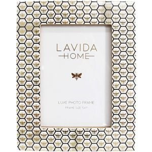 LVD 5x7'' Photo Frame Bee Bone Home/Office Tabletop Decor