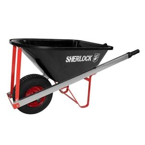 Sherlock 100L Trade Tough Premium Poly Tray Wheelbarrow