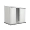 Absco Sheds 2.26 x 1.52 x 2.08m Surfmist Ezislider Single Sliding Door Garden Shed